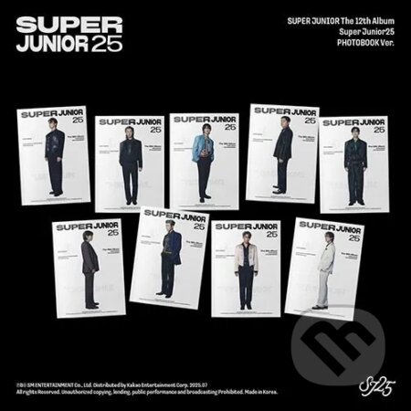 Hudobné CD: Super Junior: Super Junior25 / Photobook edition (Bertus). Bertus, 2025 Hudobné CD: Super Junior: Super Junior25 / Photobook edition (Bertus). Bertus, 2025