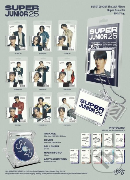 Hudobné CD: Super Junior: Super Junior25 / SMini Digital edition (Bertus). Bertus, 2025 Hudobné CD: Super Junior: Super Junior25 / SMini Digital edition (Bertus). Bertus, 2025