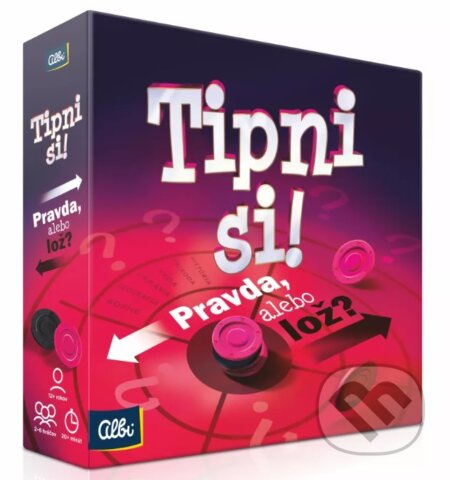 Spoločenská hra: Tipni si pravda alebo lož (Albi). Albi, 2025 Spoločenská hra: Tipni si pravda alebo lož (Albi). Albi, 2025