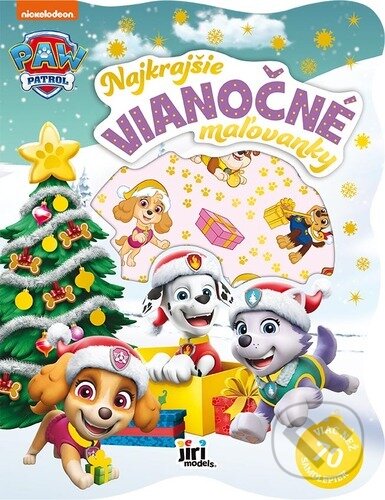 Kniha: Najkrajšie vianočné maľovanky so samolepkami: Labková patrola (Jiri Models SK). Jiri Models SK, 2025 Kniha: Najkrajšie vianočné maľovanky so samolepkami: Labková patrola (Jiri Models SK). Jiri Models SK, 2025