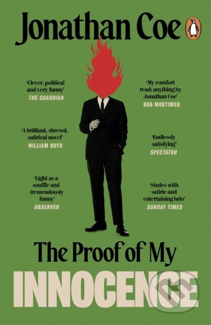 Kniha: The Proof of My Innocence (Jonathan Coe). Penguin Books, 2025 Kniha: The Proof of My Innocence (Jonathan Coe). Penguin Books, 2025