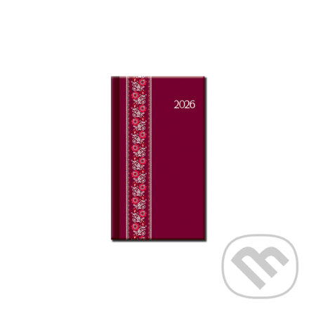 Mini diár FOLK 2026 (červený) (Spektrum grafik). Spektrum grafik, 2025 Mini diár FOLK 2026 (červený) (Spektrum grafik). Spektrum grafik, 2025