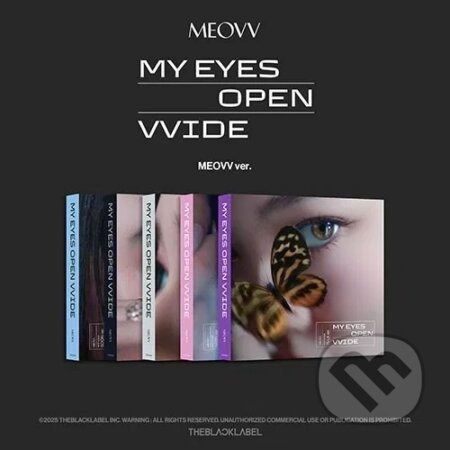 Hudobné CD: Meovv: My Eyes Open Vvide / Random Meovv edition (Bertus). Bertus, 2025 Hudobné CD: Meovv: My Eyes Open Vvide / Random Meovv edition (Bertus). Bertus, 2025