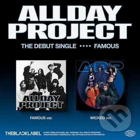 Hudobné CD: Allday Project: Famous (Bertus). Bertus, 2025 Hudobné CD: Allday Project: Famous (Bertus). Bertus, 2025