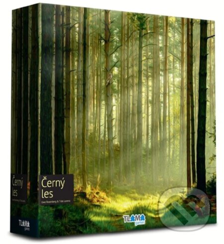 Společenská hra: Černý les (Uwe Rosenberg a Tido Lorenz). Tlama games, 2025 Společenská hra: Černý les (Uwe Rosenberg a Tido Lorenz). Tlama games, 2025