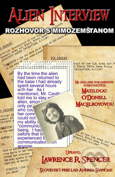Kniha: Alien interview (Lawrence Spencer). Nové energie života, n. o., Ariadné, 2021 Kniha: Alien interview (Lawrence Spencer). Nové energie života, n. o., Ariadné, 2021