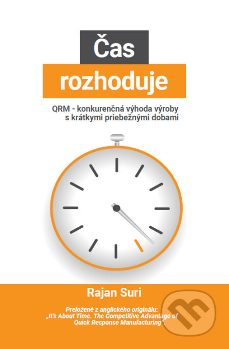 Kniha: Čas rozhoduje (Rajan Suri). QRM Slovakia, 2025 Kniha: Čas rozhoduje (Rajan Suri). QRM Slovakia, 2025