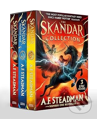 Kniha: The Skandar Collection: Books 1 - 3 Boxed Set (A.F. Steadman). Simon & Schuster, 2025 Kniha: The Skandar Collection: Books 1 - 3 Boxed Set (A.F. Steadman). Simon & Schuster, 2025