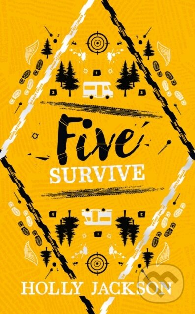 Kniha: Five Survive (Holly Jackson). HarperCollins, 2025 Kniha: Five Survive (Holly Jackson). HarperCollins, 2025
