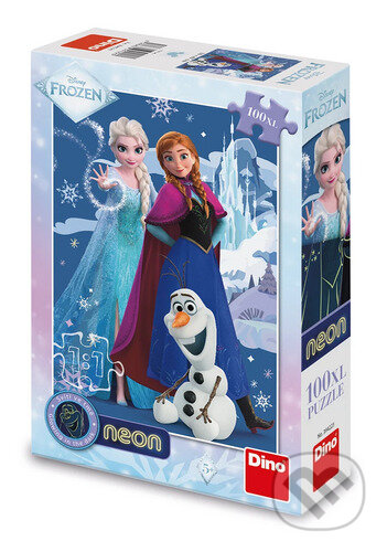 Puzzle: Puzzle 100XL Frozen Kouzelné sestry neon (). , 2025 Puzzle: Puzzle 100XL Frozen Kouzelné sestry neon (). , 2025
