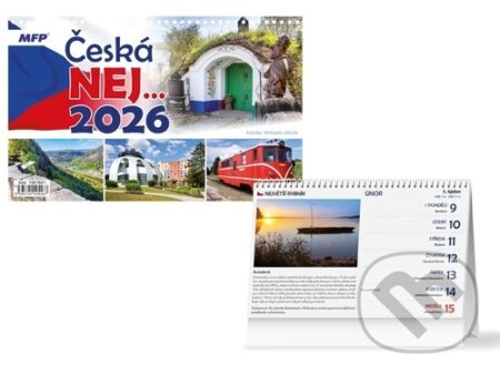 Stolní kalendář Česká nej 2026 (MFP). MFP, 2025 Stolní kalendář Česká nej 2026 (MFP). MFP, 2025