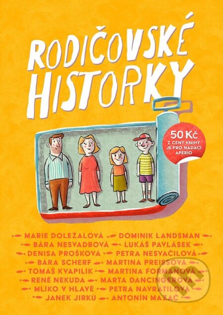 Kniha: Rodičovské historky (Marie Doležalová). Cosmopolis, 2025 Kniha: Rodičovské historky (Marie Doležalová). Cosmopolis, 2025
