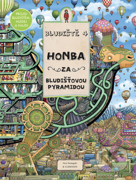 Kniha: Bludiště 4 - Honba za bludišťovou pyramidou (Hiro Kamigaki a IC4DESIGN). Bambook, 2025 Kniha: Bludiště 4 - Honba za bludišťovou pyramidou (Hiro Kamigaki a IC4DESIGN). Bambook, 2025
