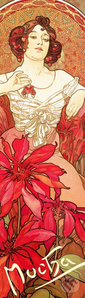 Záložka Alfons Mucha – Rubín (Presco Group). Presco Group, 2017 Záložka Alfons Mucha – Rubín (Presco Group). Presco Group, 2017
