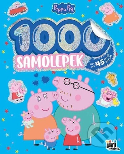 Kniha: 1000 samolepek s aktivitami: Prasátko Peppa (Jiří Models). Jiří Models, 2025 Kniha: 1000 samolepek s aktivitami: Prasátko Peppa (Jiří Models). Jiří Models, 2025