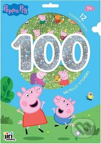 Kniha: 100 metalických samolepek s omalovánkovými listy: Prasátko Peppa (Jiří Models). Jiří Models, 2025 Kniha: 100 metalických samolepek s omalovánkovými listy: Prasátko Peppa (Jiří Models). Jiří Models, 2025