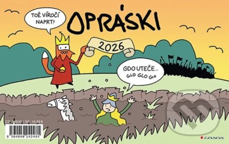 Stolní kalendář Opráski 2026 (jaz). Grada, 2025 Stolní kalendář Opráski 2026 (jaz). Grada, 2025