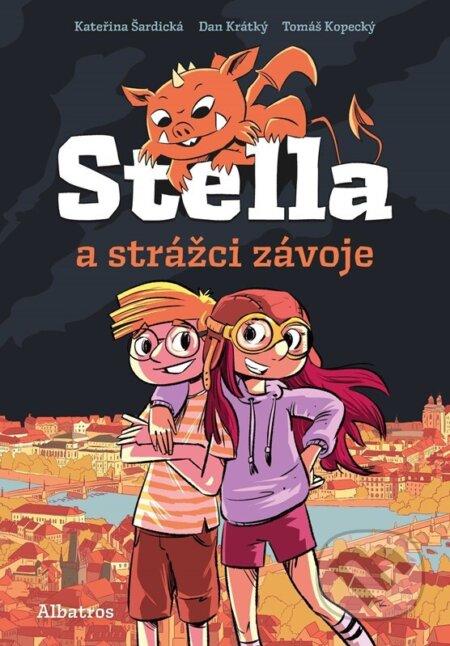 Kniha: Stella a strážci závoje (Kateřina Šardická a Dan Krátký). Albatros CZ, 2025 Kniha: Stella a strážci závoje (Kateřina Šardická a Dan Krátký). Albatros CZ, 2025