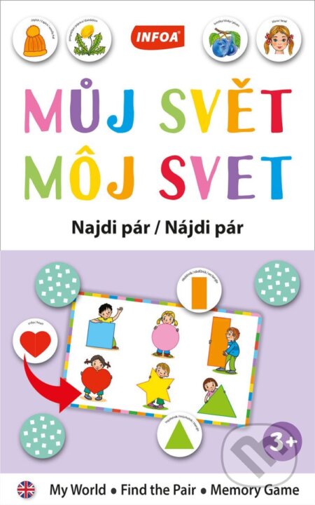 Spoločenská hra: Najdi pár - Můj svět / Nájdi pár - Môj svet (INFOA). INFOA, 2025 Spoločenská hra: Najdi pár - Můj svět / Nájdi pár - Môj svet (INFOA). INFOA, 2025