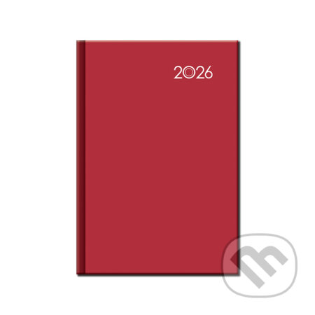 Denný diár FALCON 2026 (červený) (Spektrum grafik). Spektrum grafik, 2025 Denný diár FALCON 2026 (červený) (Spektrum grafik). Spektrum grafik, 2025