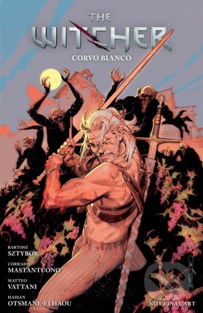 Kniha: The Witcher Volume 9: Corvo Bianco (Bartosz Sztybor, Matteo Vattani a Corrado Mastantuono). Dark Horse, 2025 Kniha: The Witcher Volume 9: Corvo Bianco (Bartosz Sztybor, Matteo Vattani a Corrado Mastantuono). Dark Horse, 2025