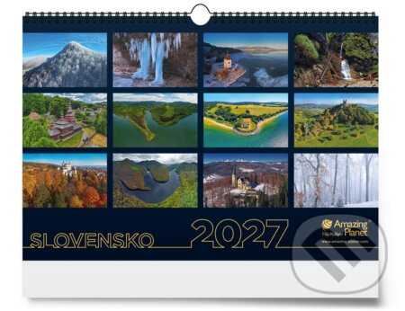 Nástenný kalendár Slovensko 2027 Amazing Planet (Filip Kulisev). Amazing Planet, 2026 Nástenný kalendár Slovensko 2027 Amazing Planet (Filip Kulisev). Amazing Planet, 2026