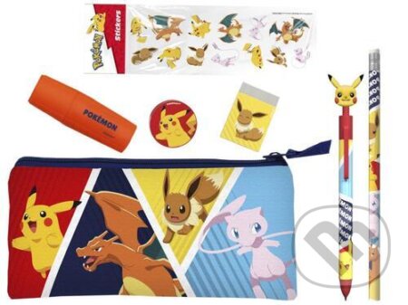 Pokémon školní set se samolepkami (Merch). Merch, 2025 Pokémon školní set se samolepkami (Merch). Merch, 2025