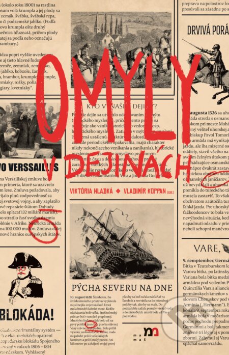 Kniha: Omyly v dejinách (Viktória Hladká a Vladimír Koppan). mamaš, 2025 Kniha: Omyly v dejinách (Viktória Hladká a Vladimír Koppan). mamaš, 2025