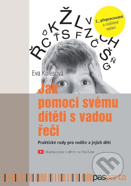 Kniha: Jak pomoci svému dítěti s vadou řeči (2. vydání) (Eva Kolesová). Pasparta, 2025 Kniha: Jak pomoci svému dítěti s vadou řeči (2. vydání) (Eva Kolesová). Pasparta, 2025