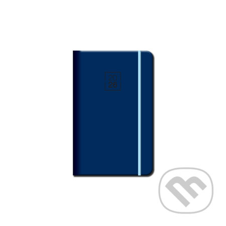 Mini diár s gumkou FLORENCIA 2026 (navy) (Spektrum grafik). Spektrum grafik, 2025 Mini diár s gumkou FLORENCIA 2026 (navy) (Spektrum grafik). Spektrum grafik, 2025