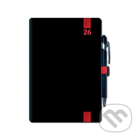 Denný diár ELASTIC 2026 (red) (Spektrum grafik). Spektrum grafik, 2025 Denný diár ELASTIC 2026 (red) (Spektrum grafik). Spektrum grafik, 2025