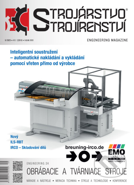 Strojárstvo/Strojírenství 9/2025 (MEDIA/ST). MEDIA/ST, 2025 Strojárstvo/Strojírenství 9/2025 (MEDIA/ST). MEDIA/ST, 2025