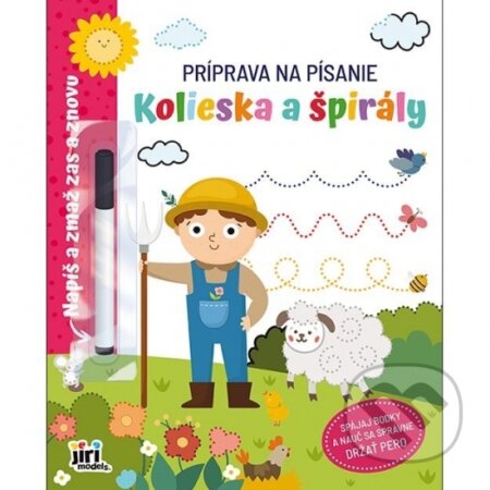 Kniha: Príprava na písanie Kolieska a špirály (Jiri Models SK). Jiri Models SK, 2025 Kniha: Príprava na písanie Kolieska a špirály (Jiri Models SK). Jiri Models SK, 2025