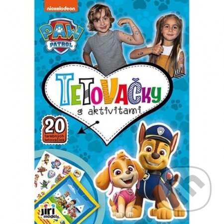 Kniha: Tetovanie s aktivitami Labková patrola (Jiri Models SK). Jiri Models SK, 2025 Kniha: Tetovanie s aktivitami Labková patrola (Jiri Models SK). Jiri Models SK, 2025