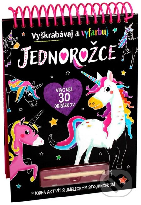 Kniha: Jednorožce - Vyškrabávaj a vyfarbuj (Autorský kolektív). Alicanto, 2025 Kniha: Jednorožce - Vyškrabávaj a vyfarbuj (Autorský kolektív). Alicanto, 2025