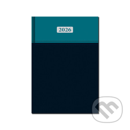 Denný diár MILANO 2026 (tyrkysovo-čierny) (Spektrum grafik). Spektrum grafik, 2025 Denný diár MILANO 2026 (tyrkysovo-čierny) (Spektrum grafik). Spektrum grafik, 2025
