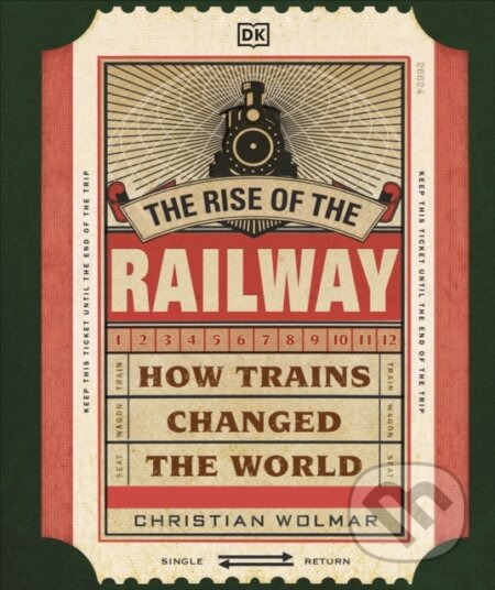 Kniha: The Rise of the Railway (Christian Wolmar). Dorling Kindersley, 2025 Kniha: The Rise of the Railway (Christian Wolmar). Dorling Kindersley, 2025