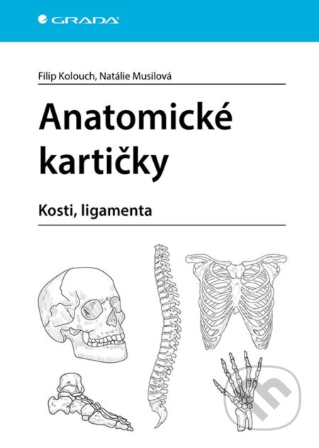 Kniha: Anatomické kartičky (Filip Kolouch a Natálie Musilová). Grada, 2025 Kniha: Anatomické kartičky (Filip Kolouch a Natálie Musilová). Grada, 2025