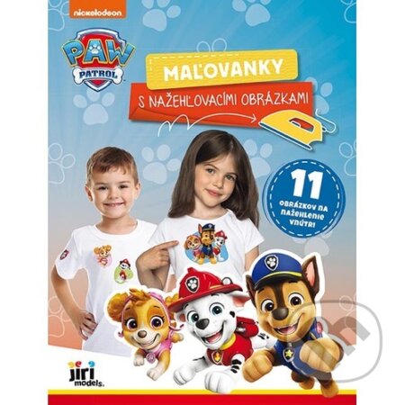 Kniha: Maľovanky s nažehľovacími obrázkami Labková patrola (Jiri Models SK). Jiri Models SK, 2025 Kniha: Maľovanky s nažehľovacími obrázkami Labková patrola (Jiri Models SK). Jiri Models SK, 2025