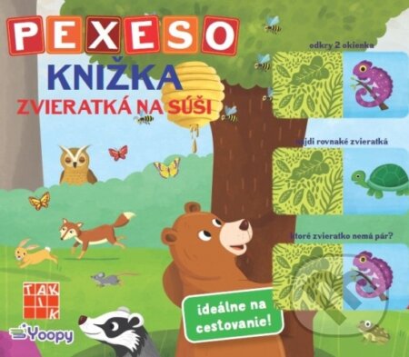 Kniha: Pexeso knižka - Zvieratká na súši (Taktik). Taktik, 2025 Kniha: Pexeso knižka - Zvieratká na súši (Taktik). Taktik, 2025