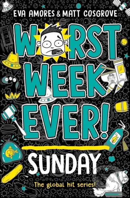 Kniha: Worst Week Ever! Sunday (Eva Amores). Simon & Schuster, 2025 Kniha: Worst Week Ever! Sunday (Eva Amores). Simon & Schuster, 2025