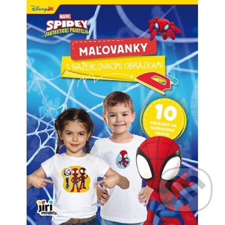 Kniha: Maľovanky s nažehľovacími obrázkami Spidey (Jiri Models SK). Jiri Models SK, 2025 Kniha: Maľovanky s nažehľovacími obrázkami Spidey (Jiri Models SK). Jiri Models SK, 2025