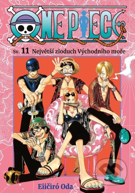 Kniha: One Piece 11 - Největší zloduch Východního moře (Eiichiro Oda). Crew, 2025 Kniha: One Piece 11 - Největší zloduch Východního moře (Eiichiro Oda). Crew, 2025