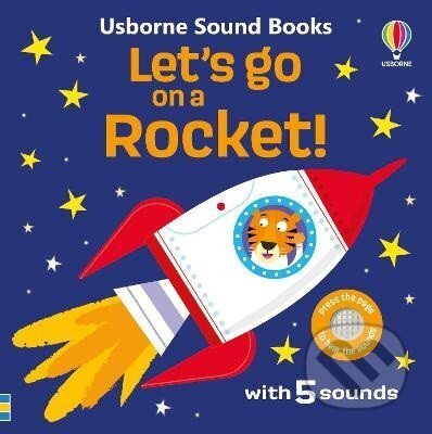 Kniha: Let´s go on a Rocket! (Sam Taplin). Usborne, 2025 Kniha: Let´s go on a Rocket! (Sam Taplin). Usborne, 2025