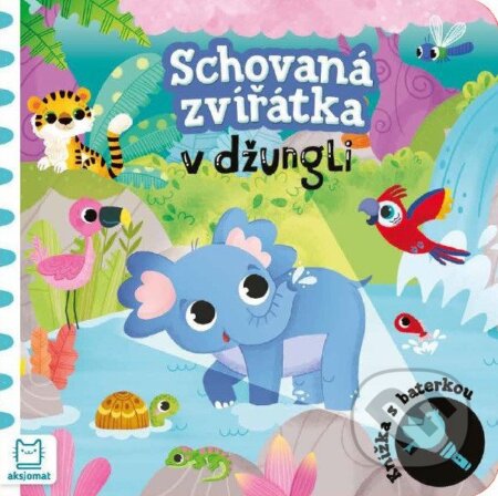 Kniha: Schovaná zvířátka v džungli (Gražyna Wasilewicz). Aksjomat, 2025 Kniha: Schovaná zvířátka v džungli (Gražyna Wasilewicz). Aksjomat, 2025