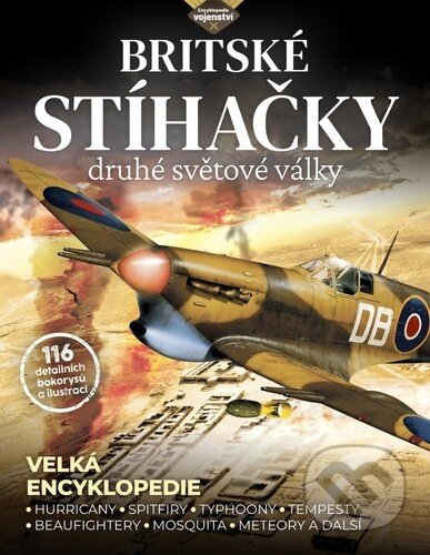 Kniha: Britské stíhačky 2. světové války (Edward Ward). Extra Publishing, 2025 Kniha: Britské stíhačky 2. světové války (Edward Ward). Extra Publishing, 2025