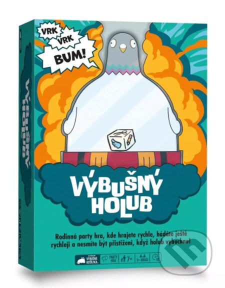 Spoločenská hra: Výbušný holub (Blackfire). Blackfire, 2025 Spoločenská hra: Výbušný holub (Blackfire). Blackfire, 2025