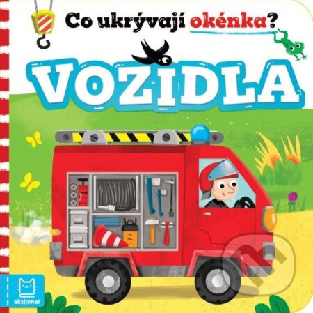Kniha: Co ukrývají okénka? Vozidla (Anna Podgórska). Aksjomat, 2025 Kniha: Co ukrývají okénka? Vozidla (Anna Podgórska). Aksjomat, 2025