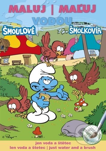 Maluj / Maľuj vodou: Šmoulové / Šmolkovia (Akim). Akim, 2025 Maluj / Maľuj vodou: Šmoulové / Šmolkovia (Akim). Akim, 2025