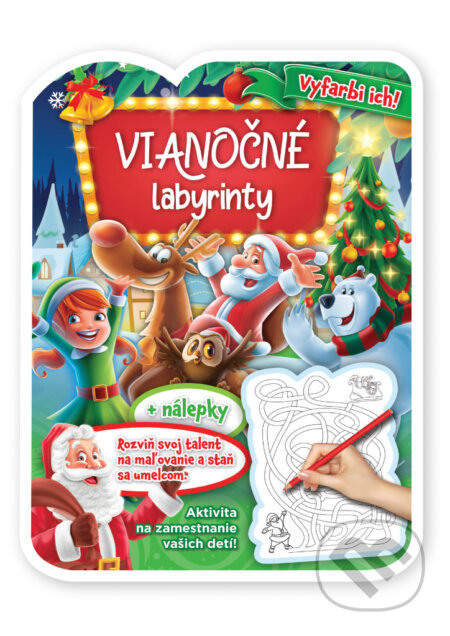 Kniha: Vianočné labyrinty (Foni book). Foni book, 2025 Kniha: Vianočné labyrinty (Foni book). Foni book, 2025
